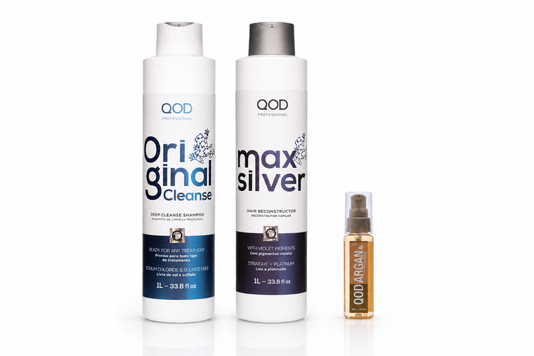 QOD MAX SILVER KERATIN KIT 2