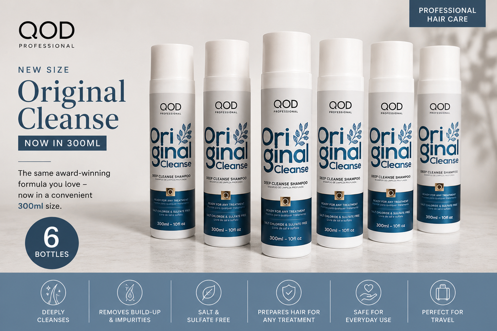 QOD ORIGINAL CLEANSE SHAMPOO 300ml x 6
