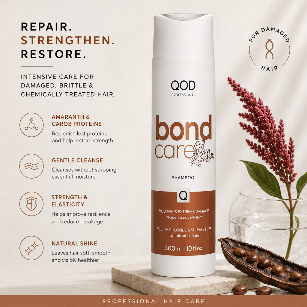 QOD PRO BOND CARE SALT FREE SHAMPOO 300ml x 6