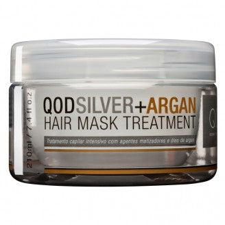 QOD SILVER + ARGAN HAIR MASK TREATMENT 210g
