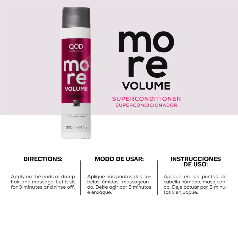 QOD PRO MORE VOLUME SALT FREE SUPER CONDITIONER 300ml