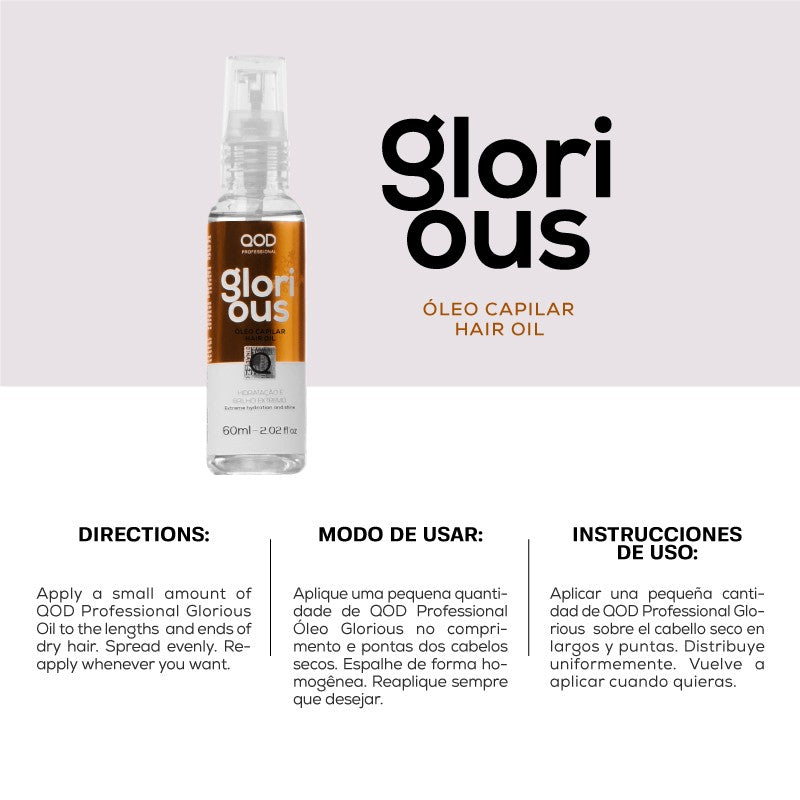 QOD PROFESSIONAL GLORIOUS OIL 60ml