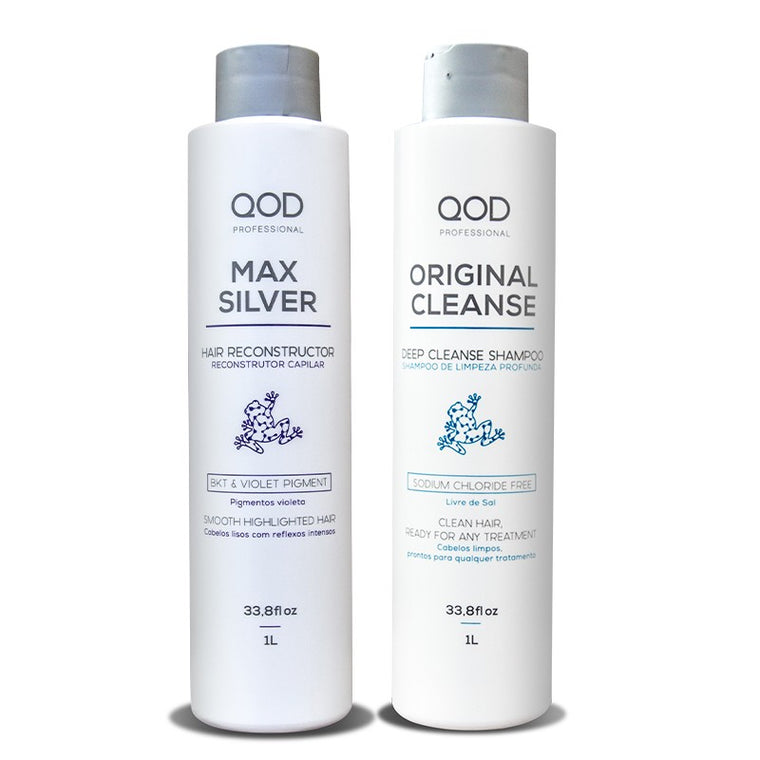 QOD MAX SILVER KERATIN KIT 3